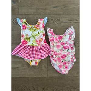 SweetHoney Floral Frill Swim Lot 3T